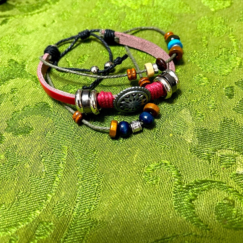 *NEW**Bohemian inspired bracelet, unisex style - Picture 3 of 5